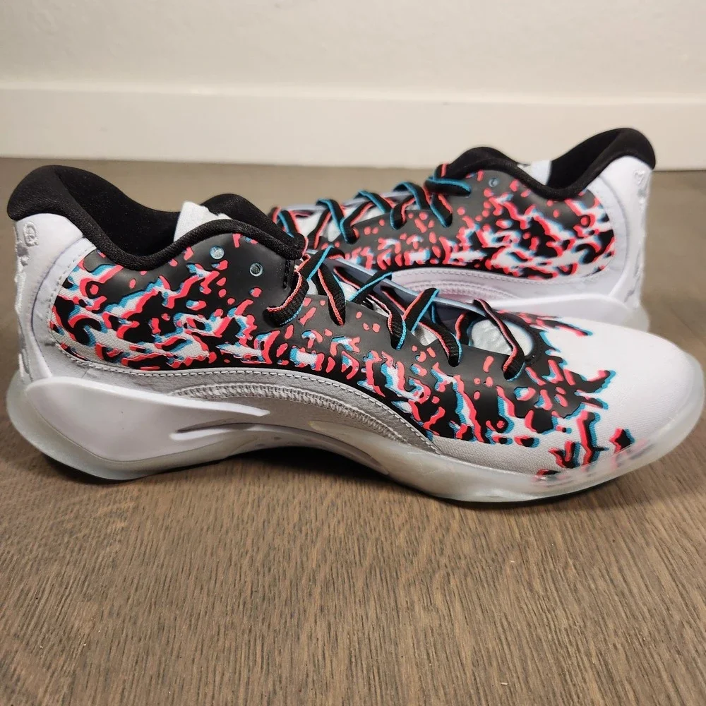 6.5Y Jordan Zion 3 GS Shock World White Black Blue Red FZ4792-060 6.5 8 Women